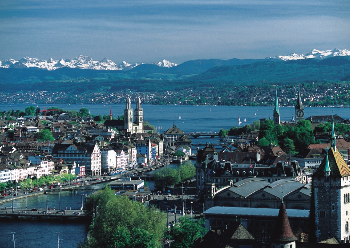 Zurich lake view